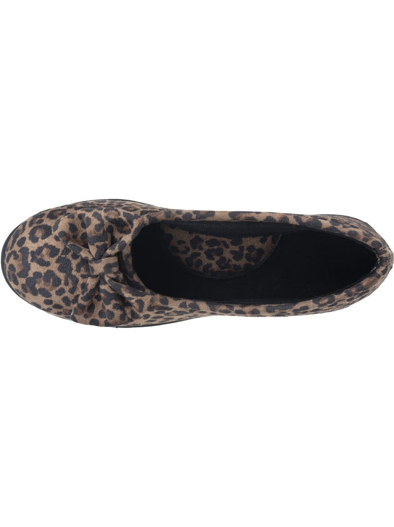 Chaussons ballerines souples, ultra confortables et légers, femme isotoner Noir Marron - Kiabi