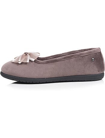 Chaussons ballerines souples, ultra confortables et légers, femme isotoner