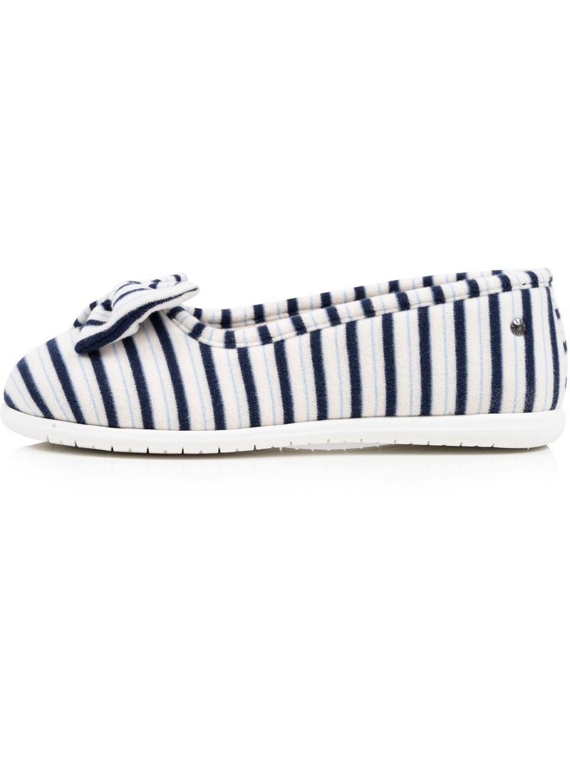 Chaussons ballerines souples, ultra confortables et légers, technologie everywear, femme Isotoner Blanc Multicolore Bleu - Kiabi