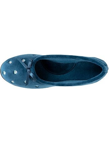 Chaussons ballerines souples, ultra confortables et légers, technologie everywear, femme Isotoner