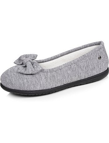 Chaussons ballerines souples, ultra confortables et légers, technologie everywear, femme Isotoner
