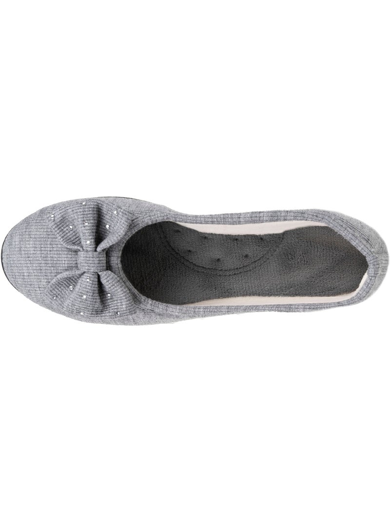 Chaussons ballerines souples, ultra confortables et légers, technologie everywear, femme Isotoner Gris - Kiabi