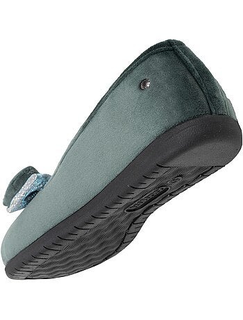 Chaussons ballerines souples, ultra confortables et légers, technologie everywear, femme Isotoner