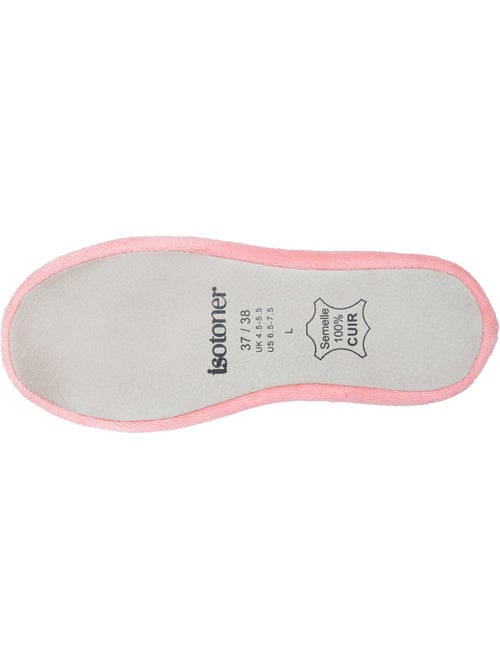 Chaussons ballerines ultra confortables, en coton biologique femme isotoner - Kiabi Chaussons ballerines ultra confortables, en coton biologique femme isotoner - Kiabi
