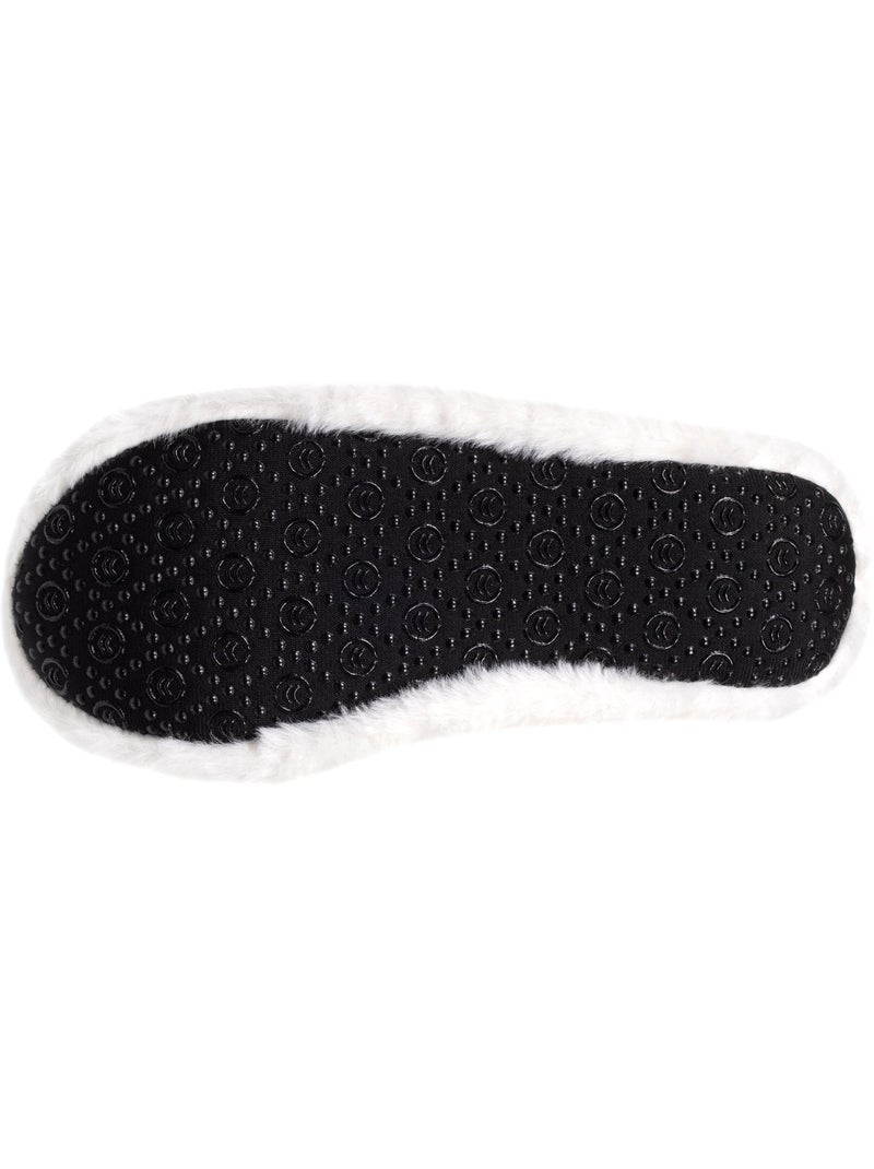 Chaussons ballerines ultra confortables et légères, semelle femme Isotoner Ivoire - Kiabi