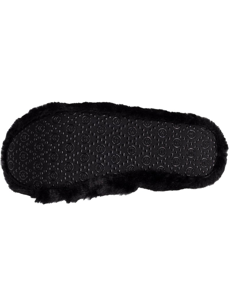 Chaussons ballerines ultra confortables et légères, semelle femme Isotoner Noir - Kiabi