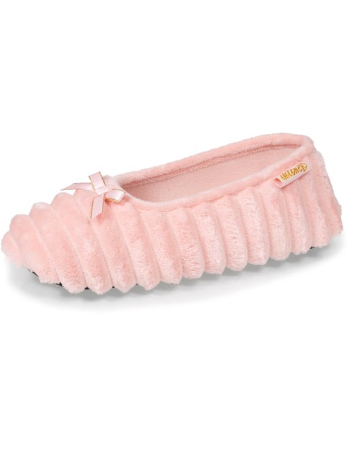 Chaussons ballerines ultra confortables et légères, semelle femme Isotoner - Kiabi