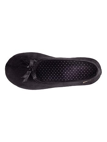 Chaussons ballerines ultra confortables, faciles à enfiler femme Isotoner