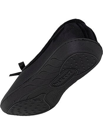 Chaussons ballerines ultra confortables semelle à mémoire de femme