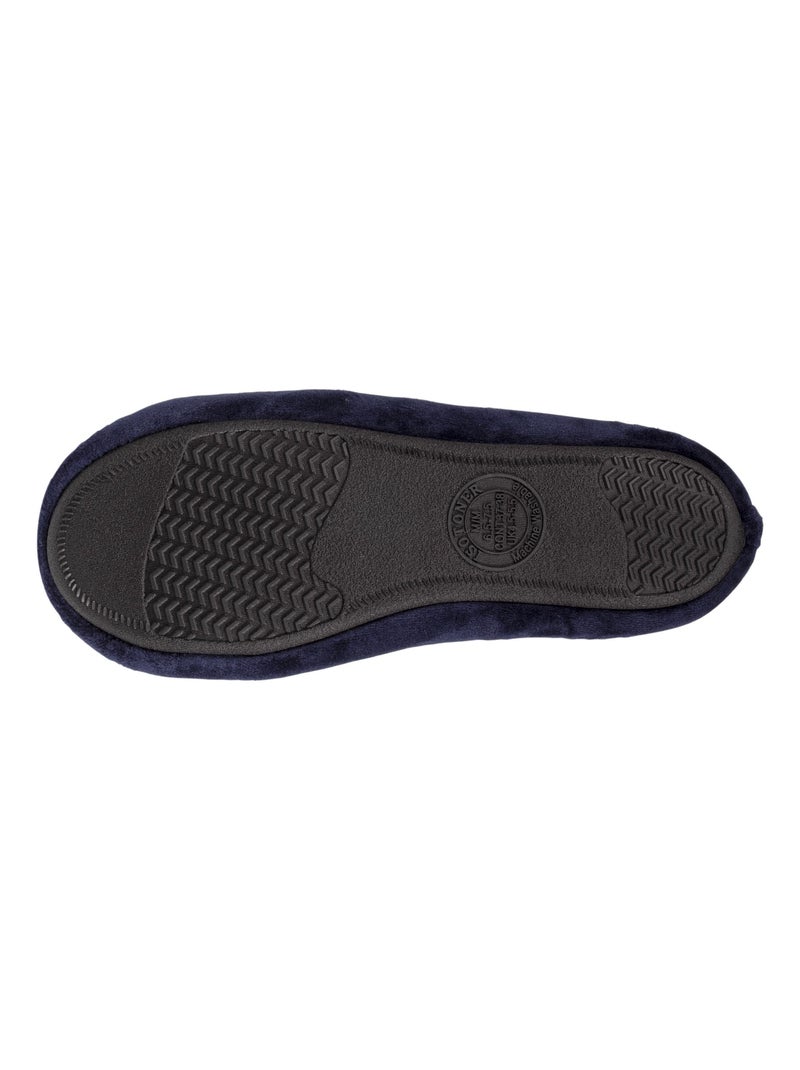 Chaussons Ballerines ultra confortables semelle à mémoire de forme Bleu marine - Kiabi