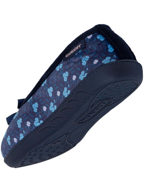 Chaussons ballerines ultra confortables semelle à mémoire de forme femme Isotoner - Kiabi