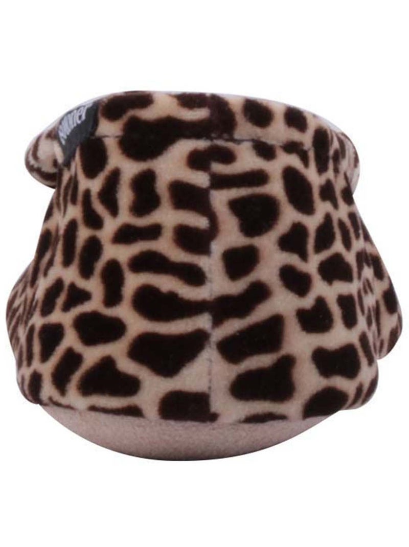 Chaussons ballerines ultra confortables, semelle en cuir, détail grand nœud femme Isotoner Blanc Marron Blanc - Kiabi