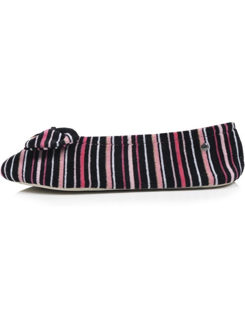 Chaussons ballerines ultra confortables, semelle en cuir, femme isotoner - Kiabi Chaussons ballerines ultra confortables, semelle en cuir, femme isotoner - Kiabi