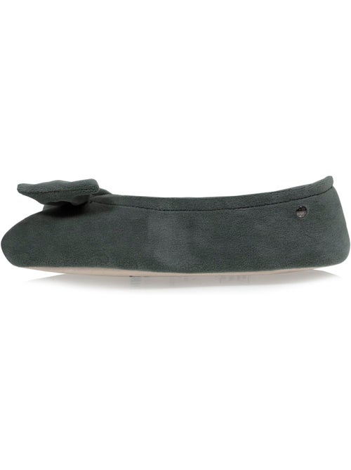 Chaussons ballerines ultra confortables, semelle en cuir, femme isotoner - Kiabi Chaussons ballerines ultra confortables, semelle en cuir, femme isotoner - Kiabi