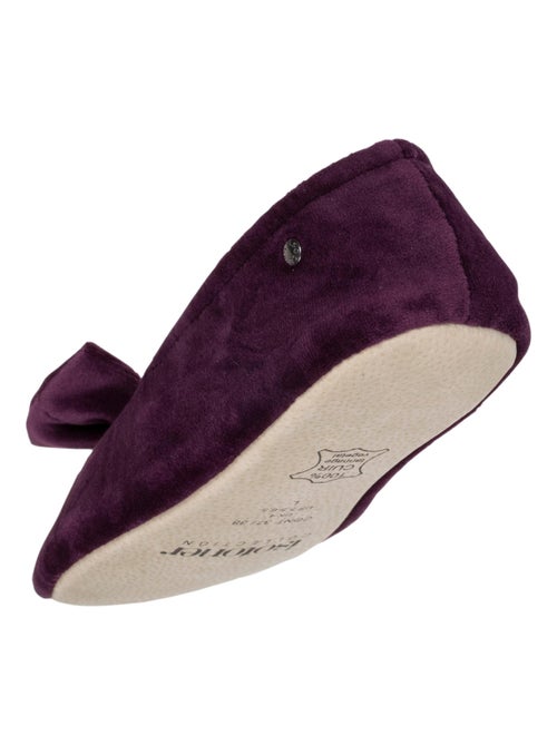 Chaussons ballerines ultra confortables, semelle en cuir, femme Isotoner - Kiabi