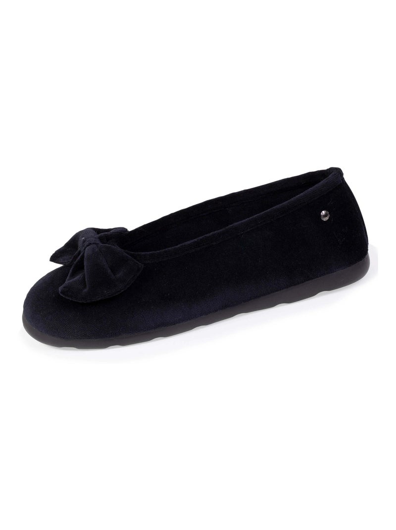 Chaussons ballerines ultra confortables technologie everywear™, femme Isotoner Noir - Kiabi