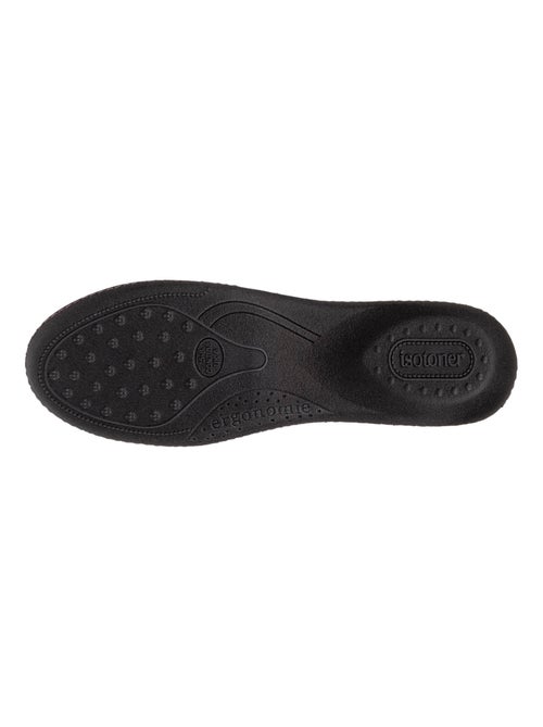 Chaussons ballerines ultra doux, ultra confort talon de 3,8 cm femme Isotoner - Kiabi