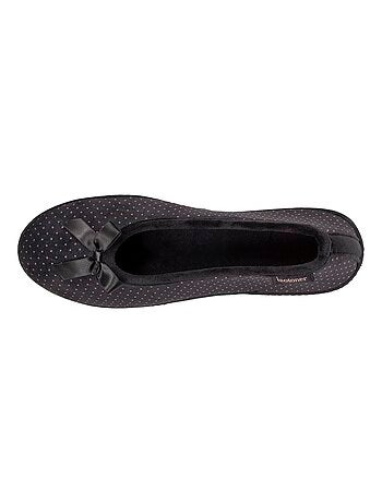 Chaussons ballerines ultra doux, ultra confort talon de 3,8 femme Isotoner