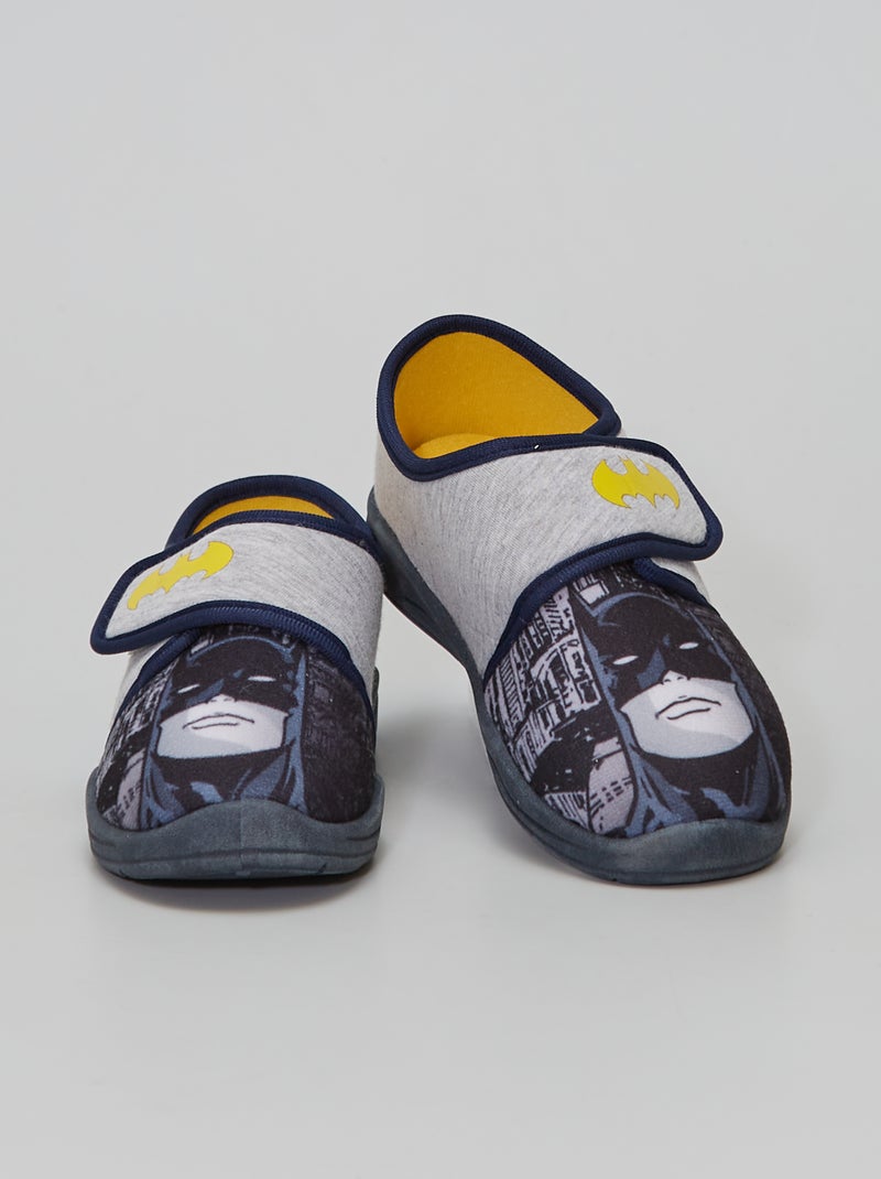 Chaussons 'Batman' gris - Kiabi