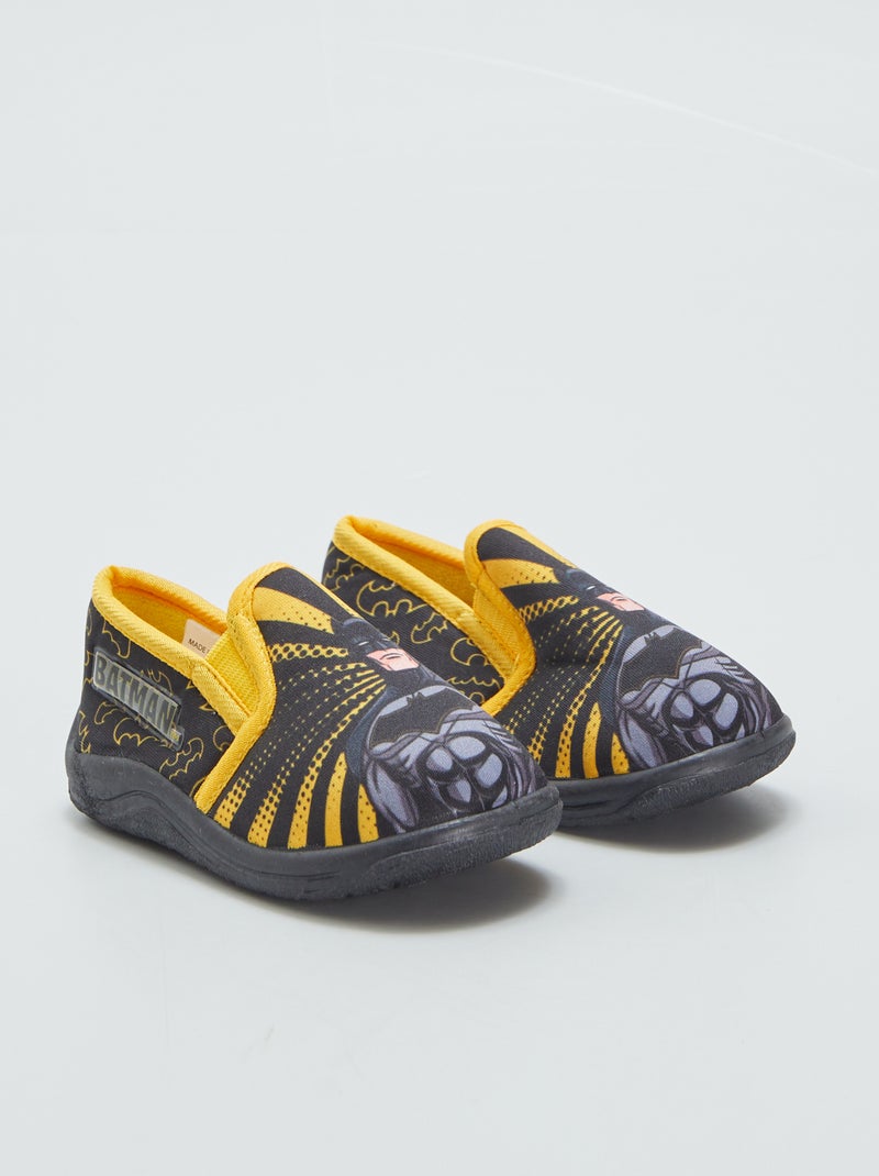 Chaussons 'Batman' Noir/jaune - Kiabi