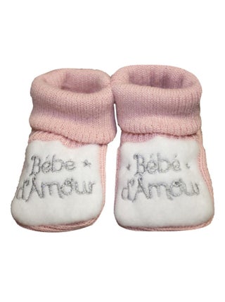 Chaussons "BB D AMOUR" LES CHATOUNETS