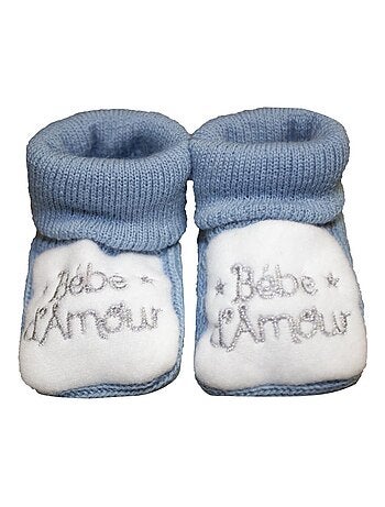 Chaussons bébé "BB D AMOUR" LES CHATOUNETS