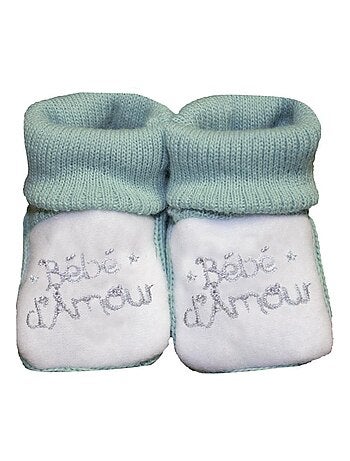 Chaussons bébé "BB D AMOUR" LES CHATOUNETS