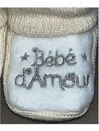 Chaussons bébé "BB D AMOUR" LES CHATOUNETS