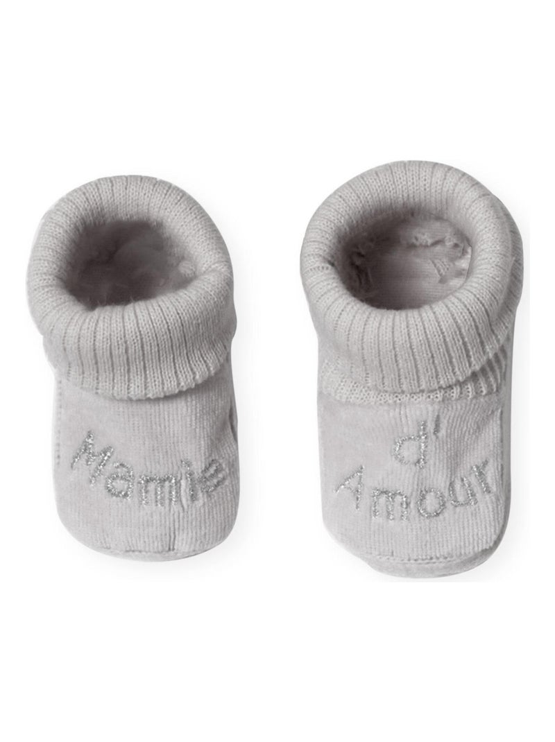 Chaussons Bébé Blanc - Kiabi