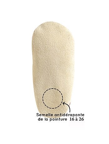 Chaussons bébé cuir souple à emotions