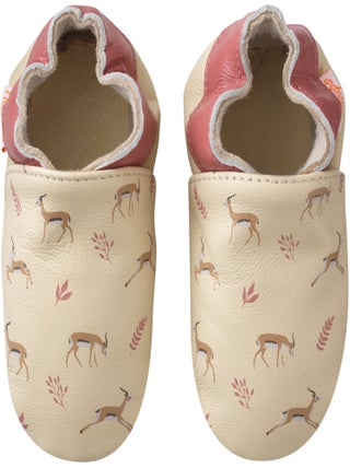 Chaussons bébé cuir souple Gaëlle les gazelles