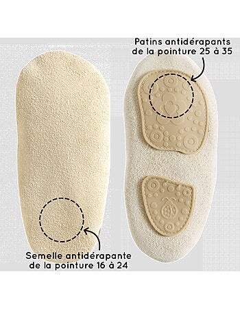 Chaussons bébé cuir souple raphaël les teckels