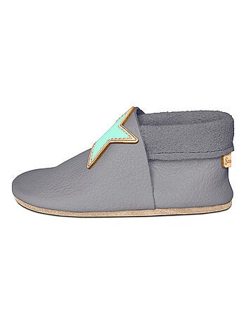Chaussons bébé en cuir souple, ETOILE SEVIRA KIDS
