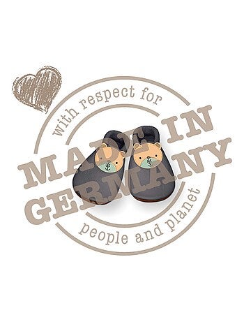 Chaussons bébé en cuir souple, ETOILE SEVIRA KIDS