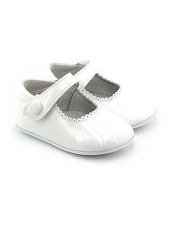 Chaussons Bébé En Cuir Vernis - Boni Thérèse