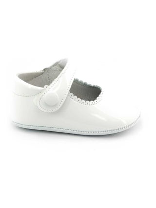 Chaussons Bébé En Cuir Vernis - Boni Thérèse