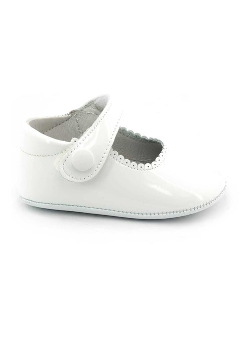 Chaussons Bébé En Cuir Vernis - Boni Thérèse - Kiabi