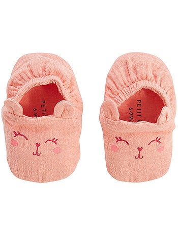 Chaussons bébé en gaze de coton Santa Giulia