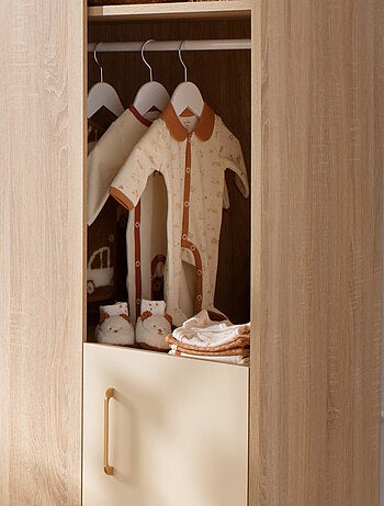 Chaussons bébé en sherpa ourson - SAUTHON