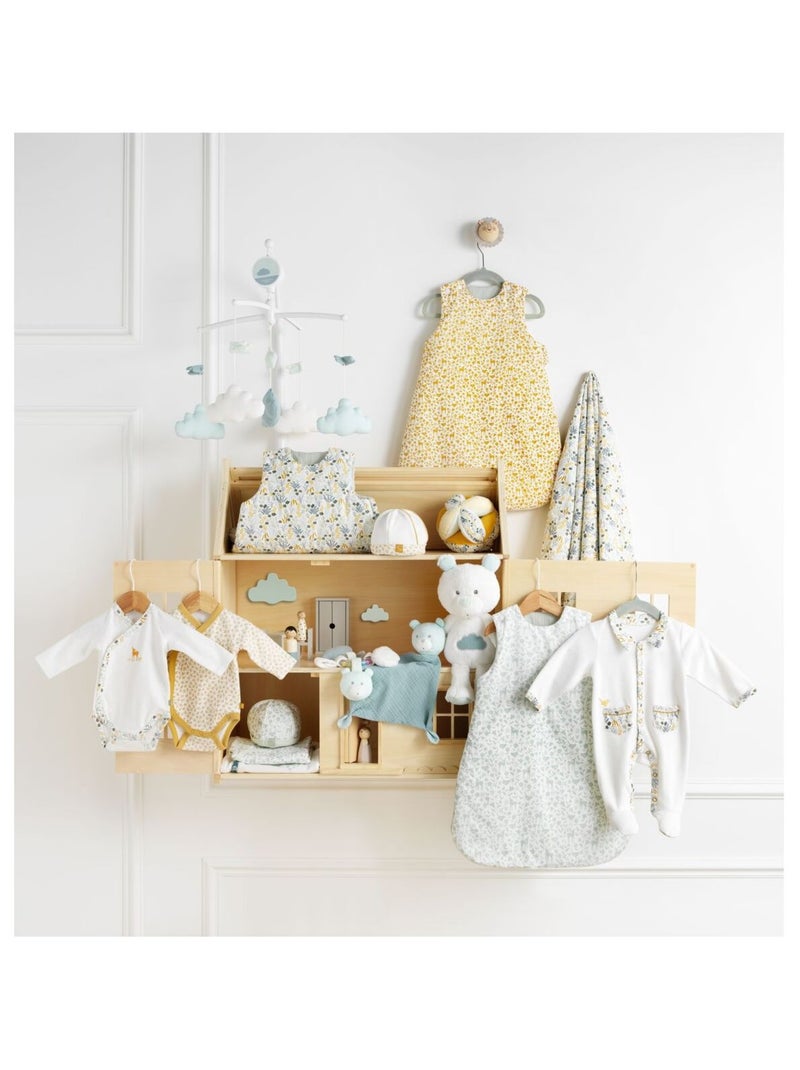 Chaussons bébé en velours - SAUTHON Blanc - Kiabi