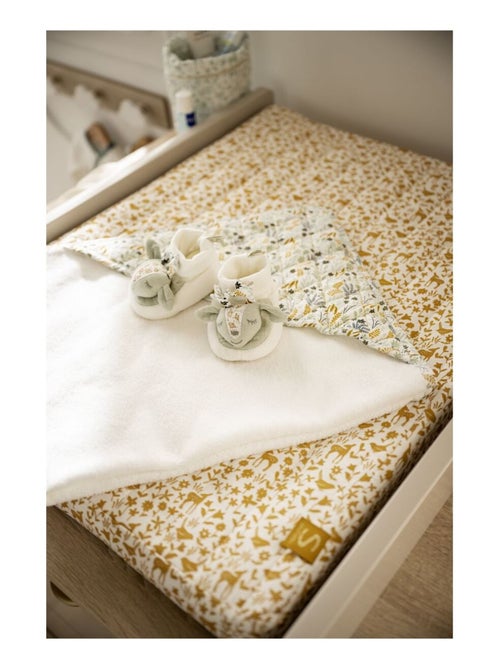 Chaussons bébé en velours - SAUTHON - Kiabi