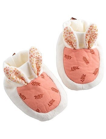 Chaussons bébé en velours - SAUTHON