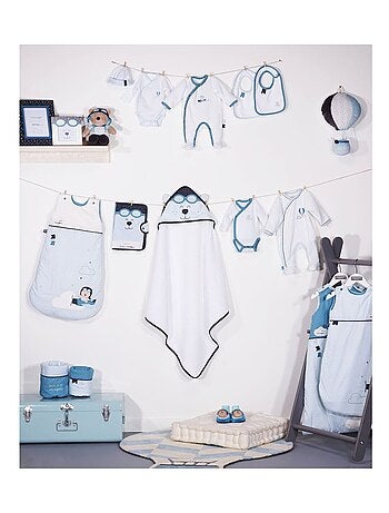 Chaussons bébé en velours - SAUTHON