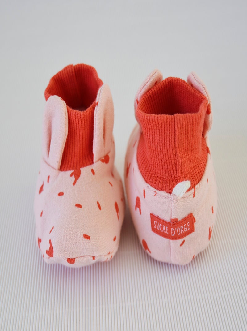CHAUSSONS BEBE FILLE Rose - Kiabi