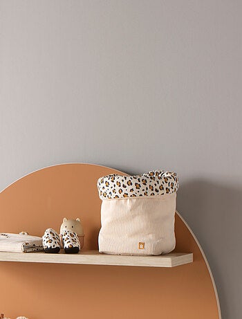 Chaussons bébé fourrés imprimé léopard - SAUTHON