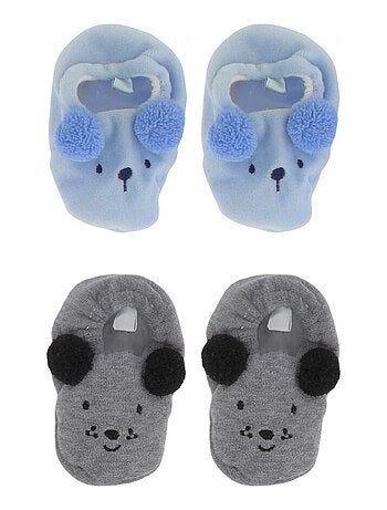 Chaussons bébé lot de 2