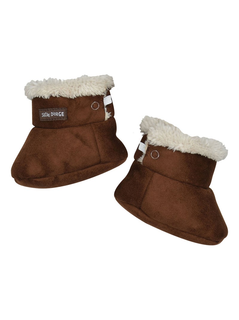 CHAUSSONS BEBE NARIUS Marron - Kiabi