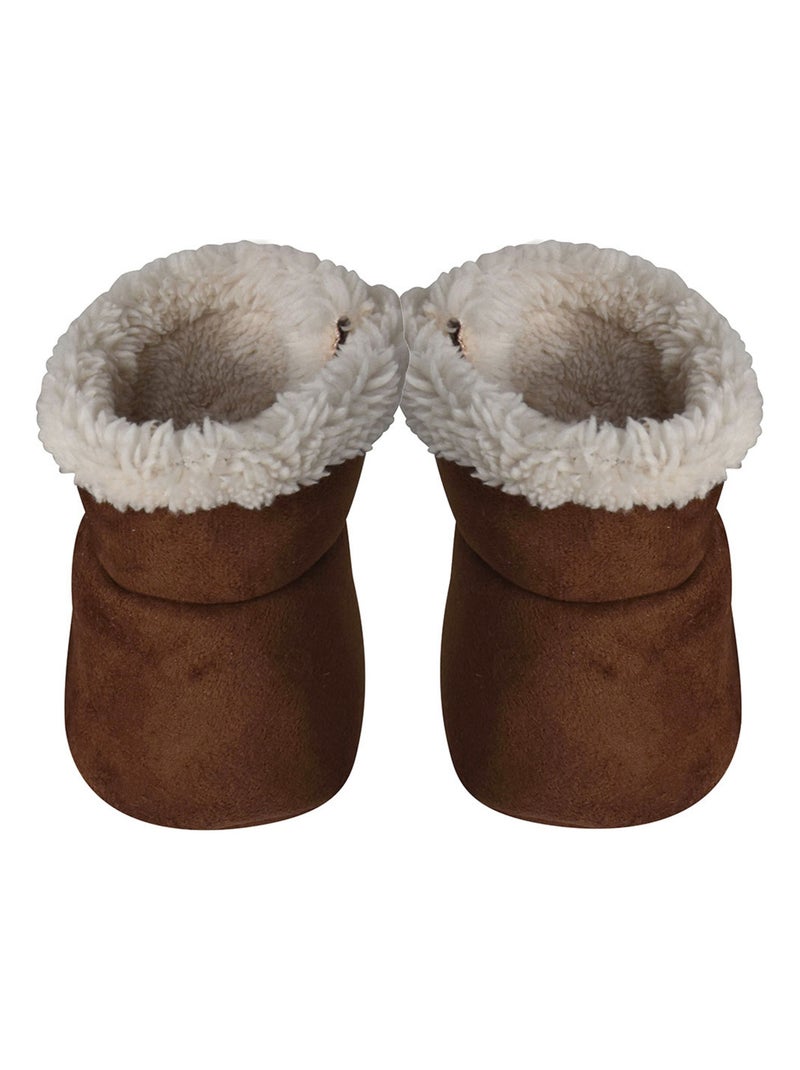 CHAUSSONS BEBE NARIUS Marron - Kiabi