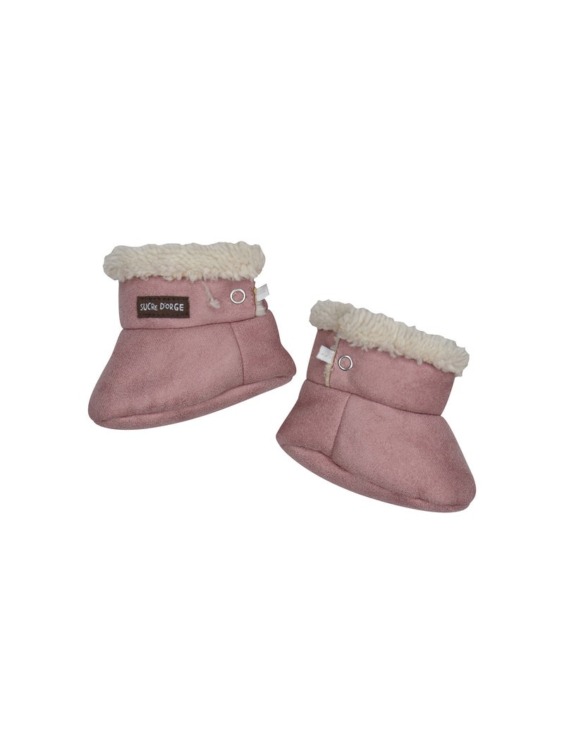 CHAUSSONS BEBE NOELISE Rose - Kiabi