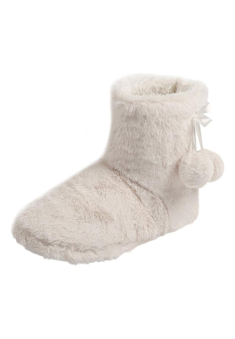Chaussons boots Bolas ivoire Ecru - Kiabi